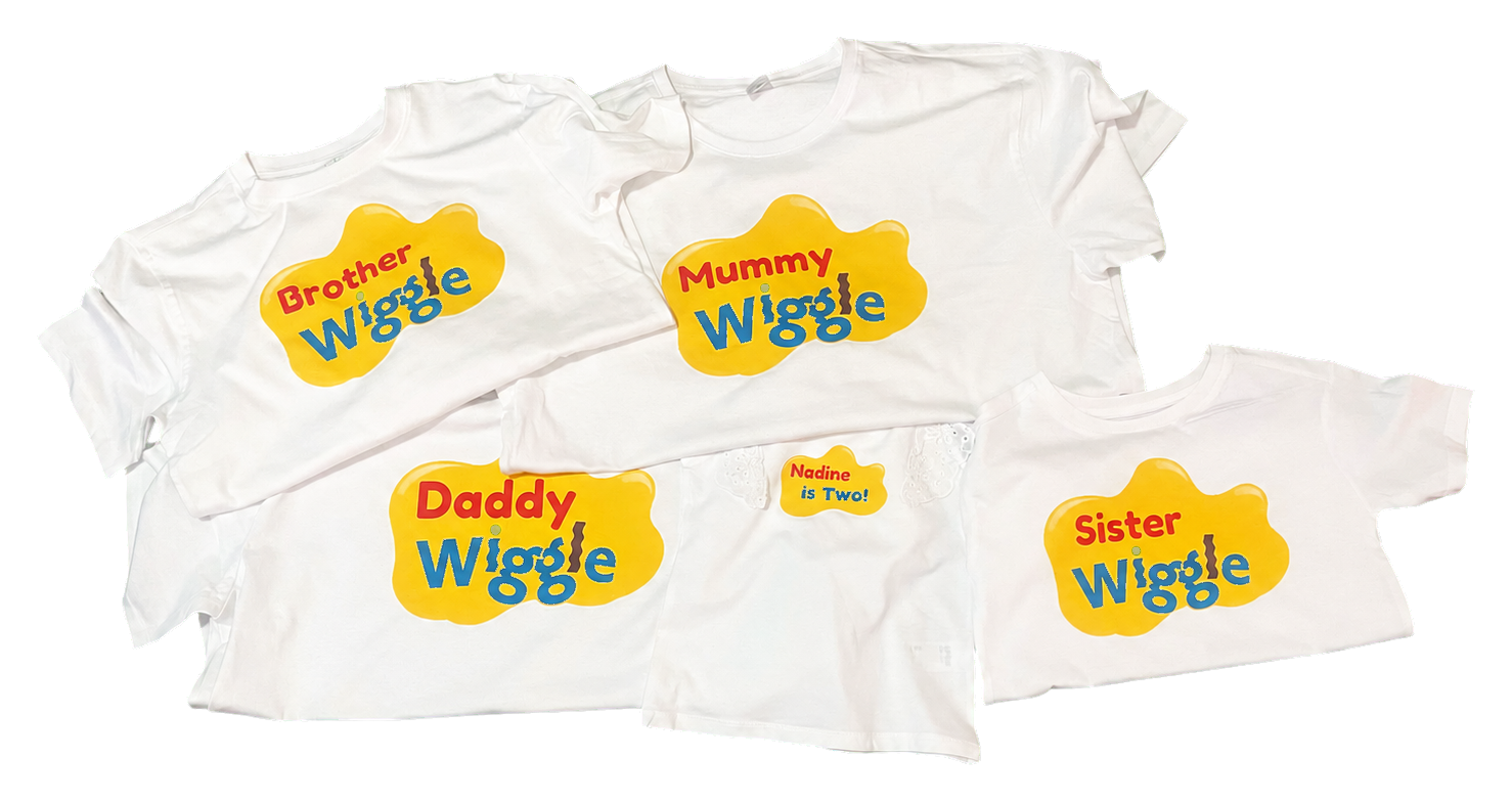 Custom family birthday shirts